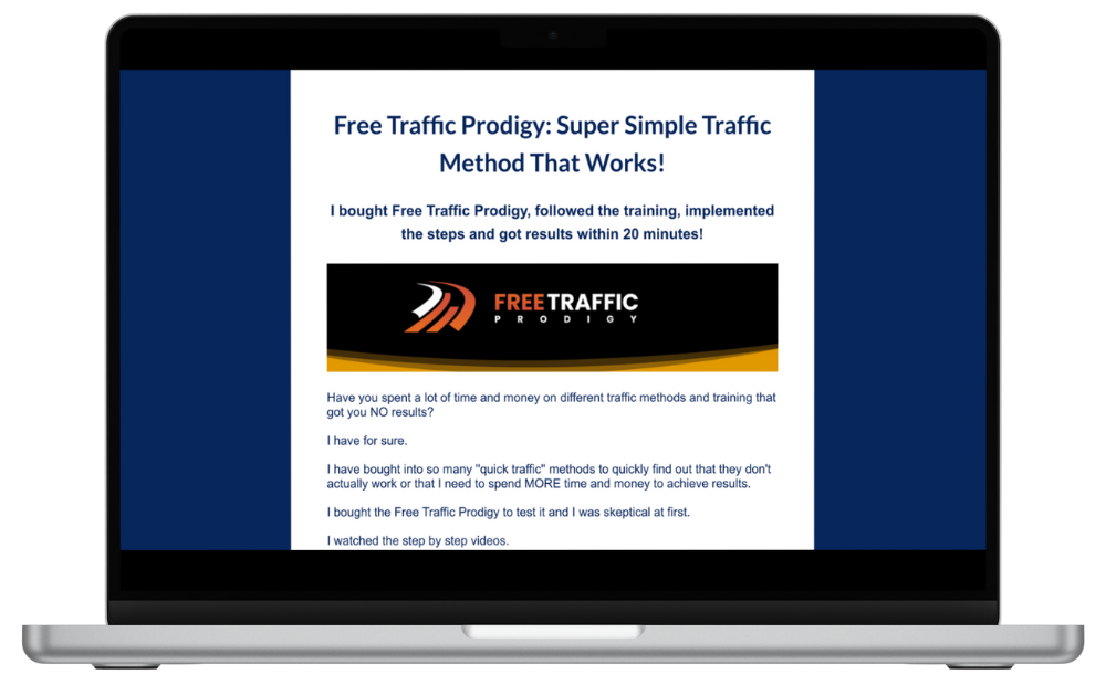 Free Traffic Prodigy